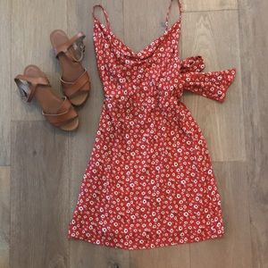 Hallelu Orange flower dress